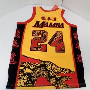 Headgear Classics Kobe Bryant Bruce Lee Jersey XS Lakers Mamba 24 Legend